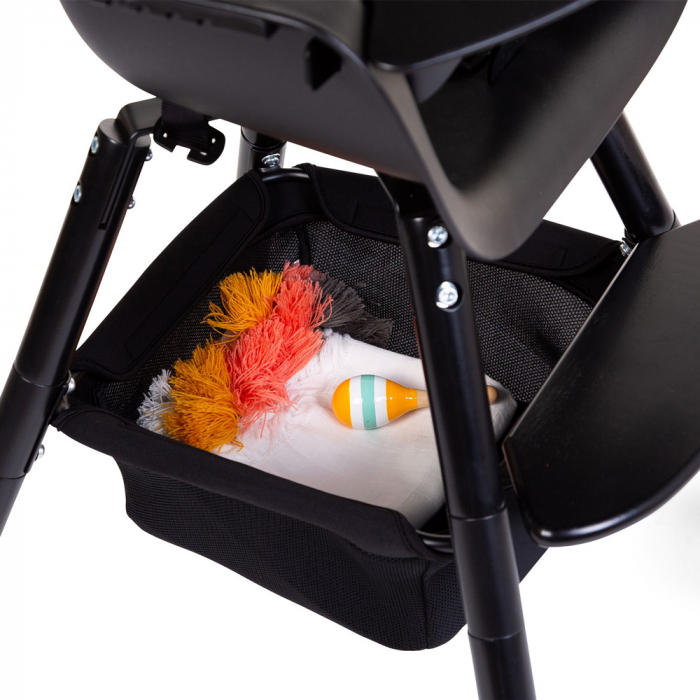 Cos accesorii pentru scaun de masa Childhome Evolu, Negru [2]
