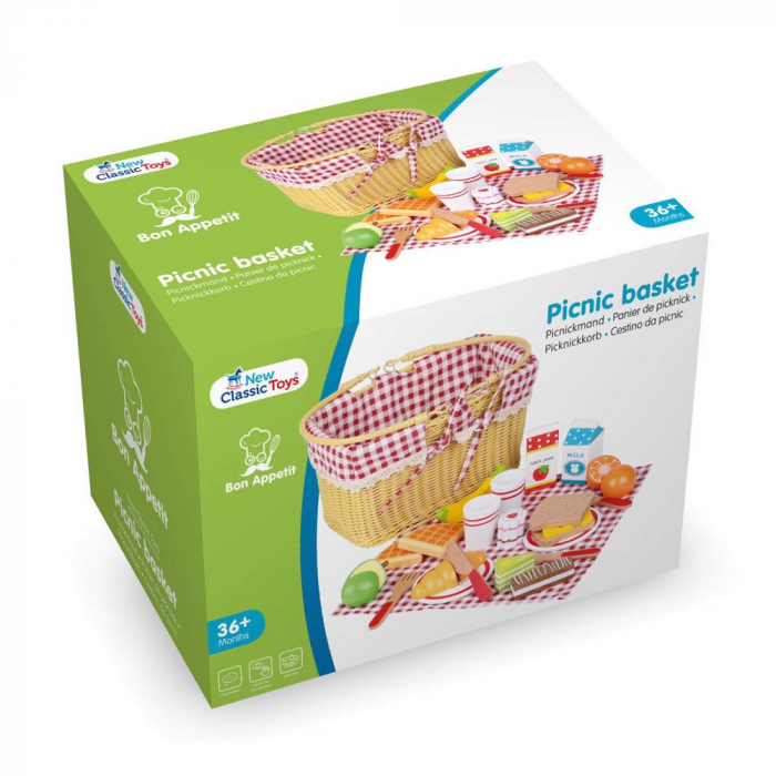 Cos Pentru Picnic cu Alimente, New Classic Toys [3]
