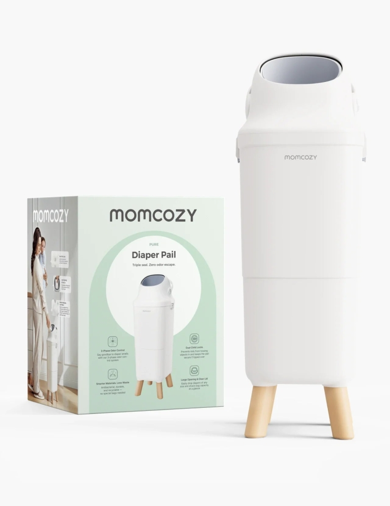 Cos scutece Momcozy cu sistem triple-seal anti-miros 22L [12]