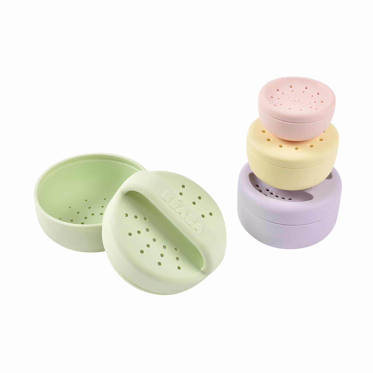 Set 4 jucarii de baie Beaba din silicon [5]