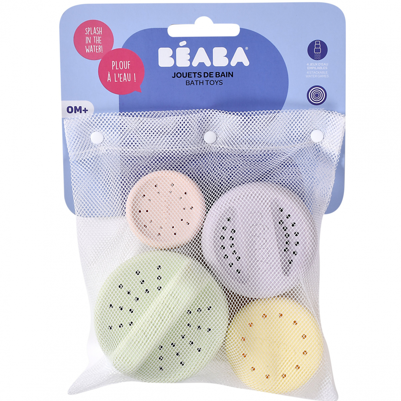 Set 4 jucarii de baie Beaba din silicon [3]