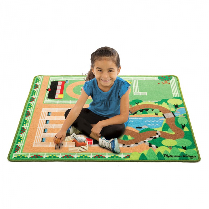 Covor de joaca Ferma calutilor - Melissa and Doug [2]