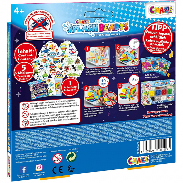 Craze - Set Template-uri Pentru Creatii Cu Margele - Baieti [3]