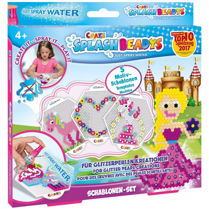 Craze - Set Template-uri Pentru Creatii Cu Margele - Fete [2]