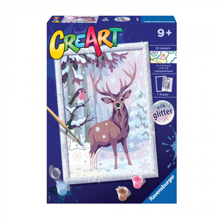 Creart - Pictura Caprioara Si Pasare [2]