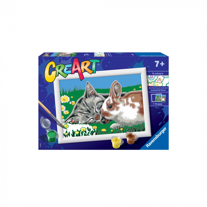 Creart - Pictura Pisicuta Si Iepuras [3]