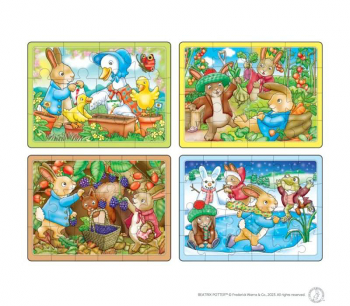 Cutie puzzle x 4 Peter Rabbit [2]