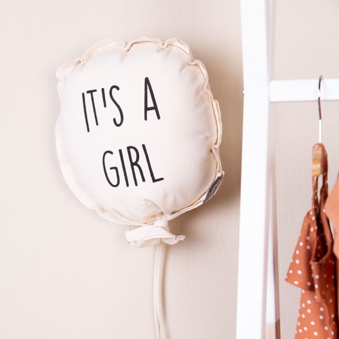 Decoratiune perete balon Childhome, 35x26x8 cm, Fata [3]