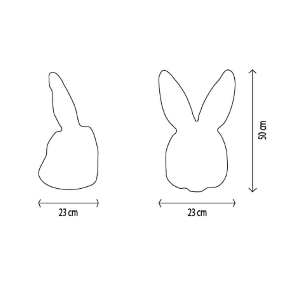 Decoratiune Wild & Soft Cap de Iepure - Lewis [5]