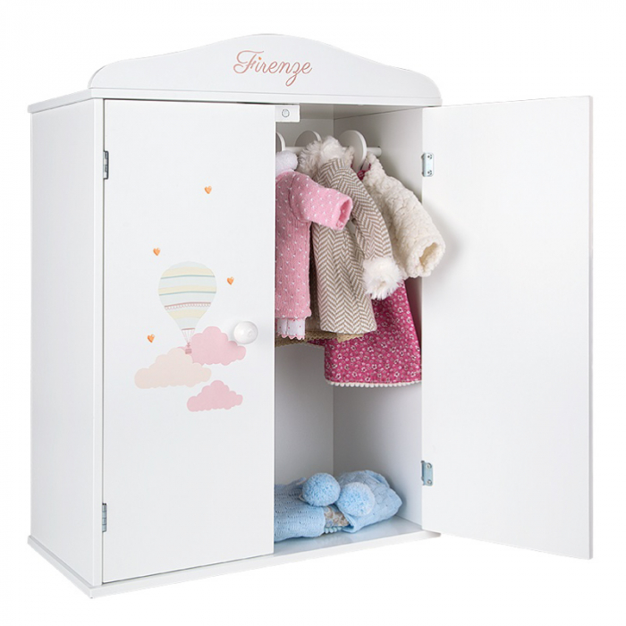 Dulap din lemn pentru papusi Arias Firenze, 40x20.50x54.5 cm [2]