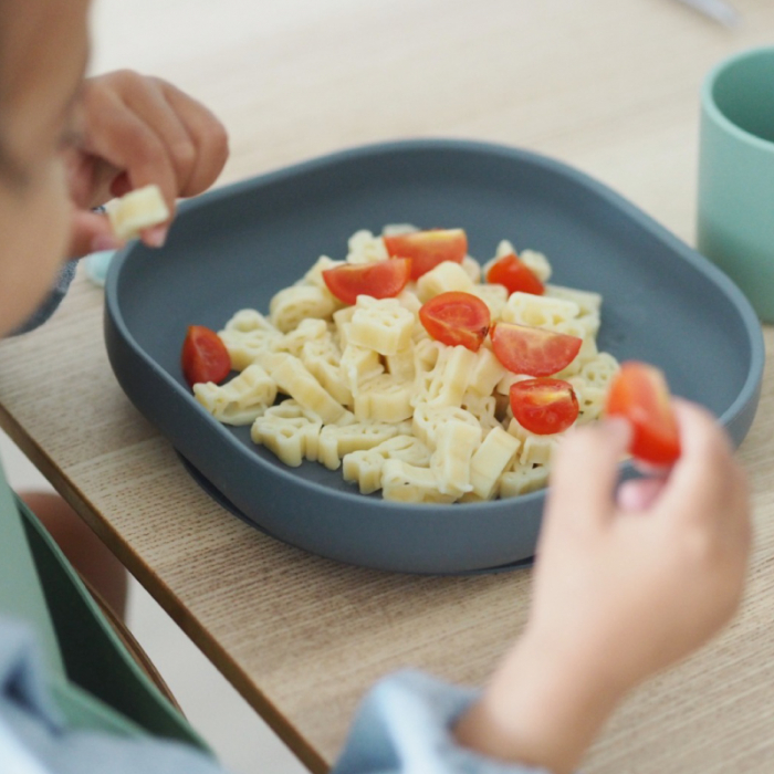 Farfurie silicon cu ventuza Beaba Mineral Grey - Resigilat [2]