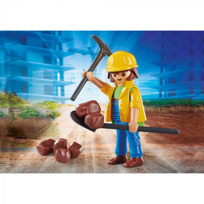 Figurina Muncitor In Constructii Playmobil [2]