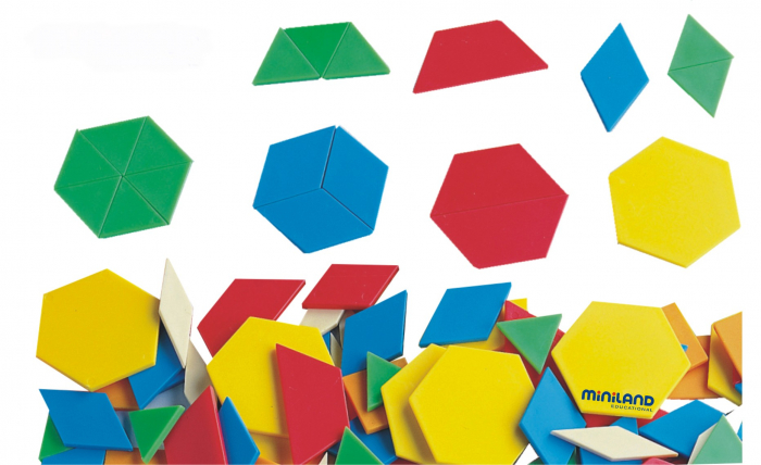 Forme geometrice diverse Miniland 250 buc [2]
