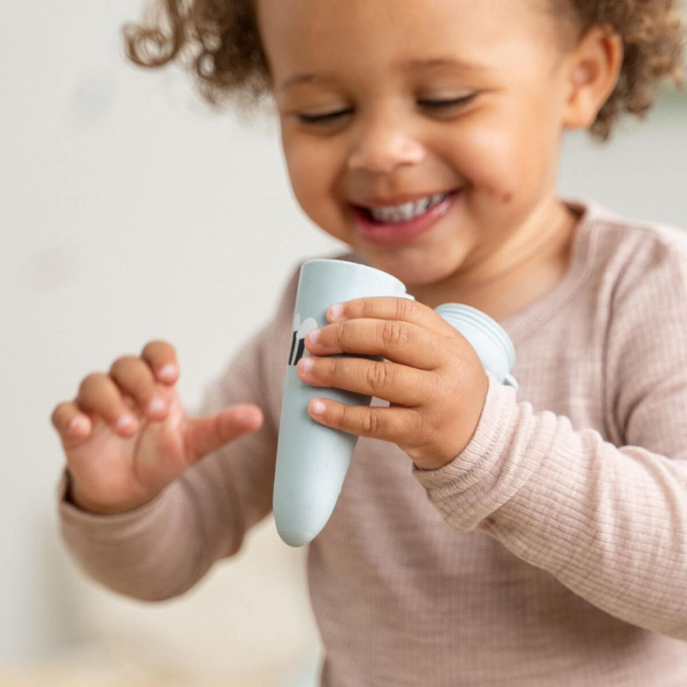 Forme pentru inghetata Done by Deer silicon set 3 buc Dotti Blue [3]