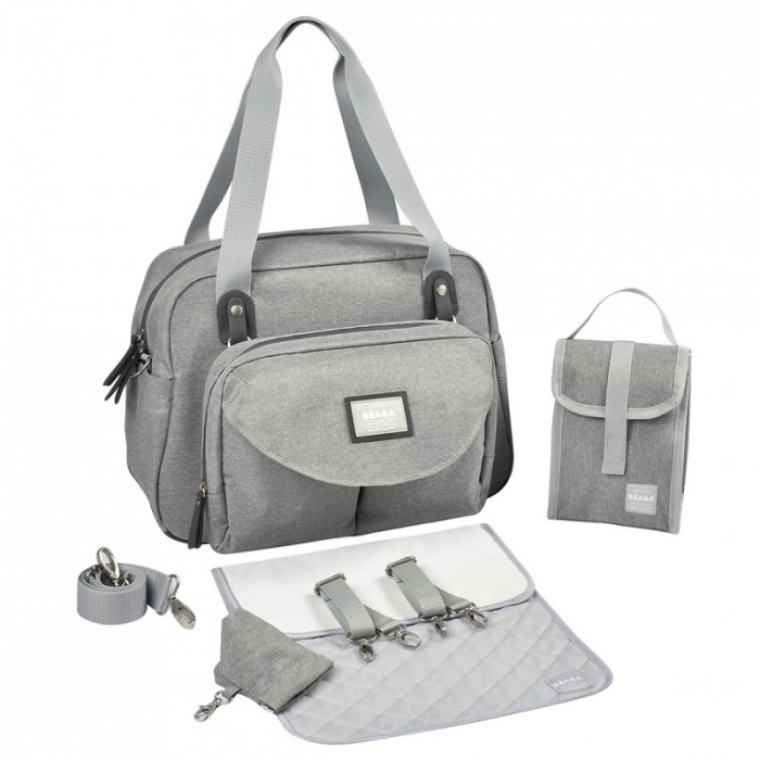 Geanta de infasat Beaba Geneva II Heather Grey-Resigilat [2]