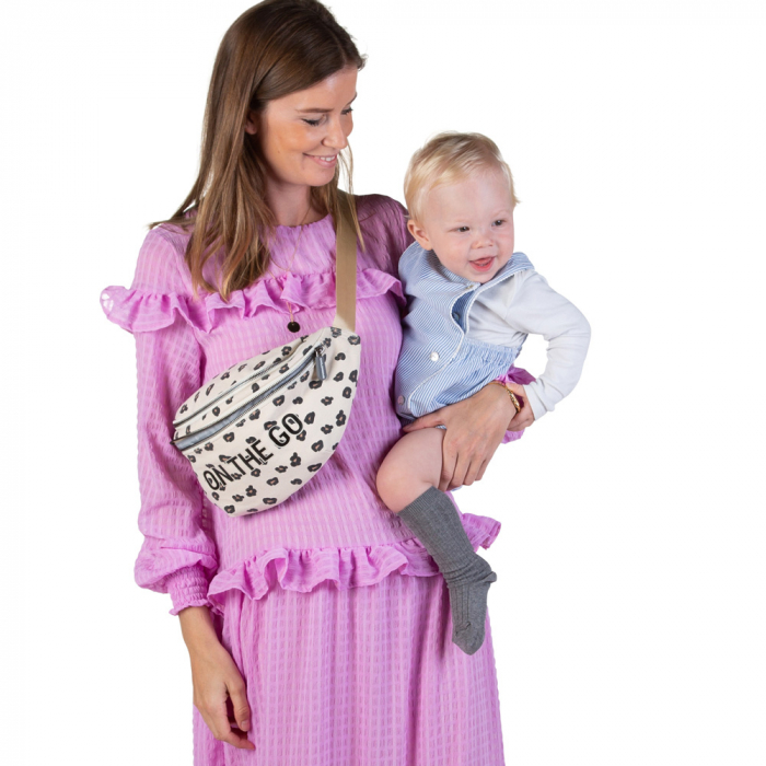 Geanta Childhome Banana On The Go Leopard-Resigilat [4]