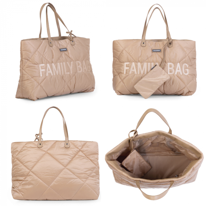 Geanta matlasata Childhome Family Bag Bej [2]