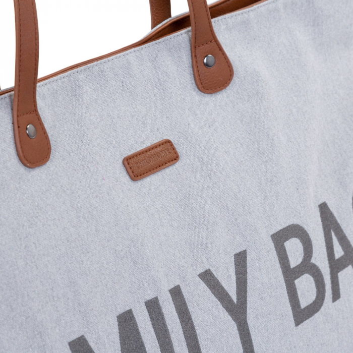 Geanta Childhome Family Bag Canvas Gri - Resigilat [3]
