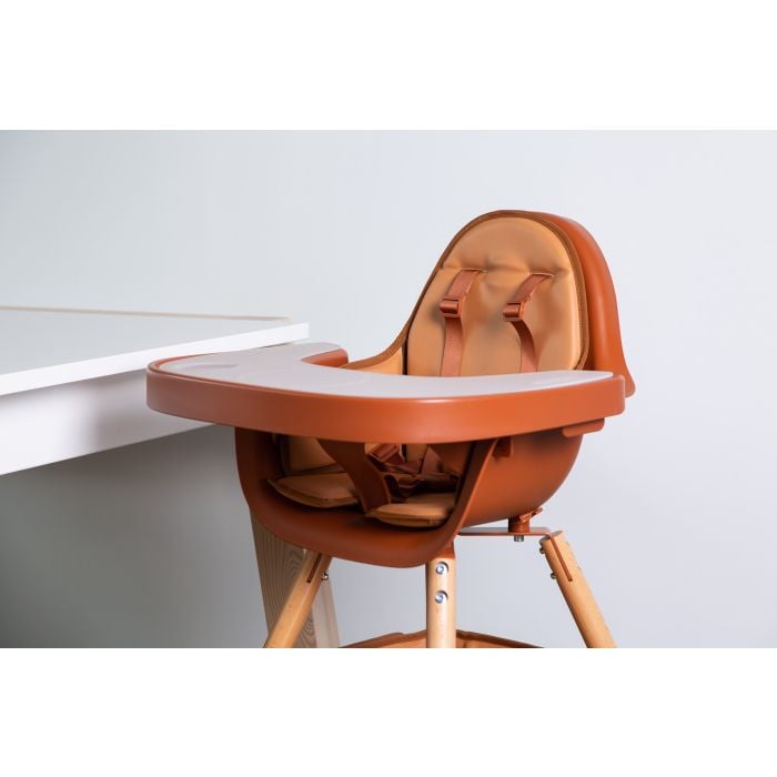 Perna scaun de masa Childhome Evolu aspect piele Maro [3]