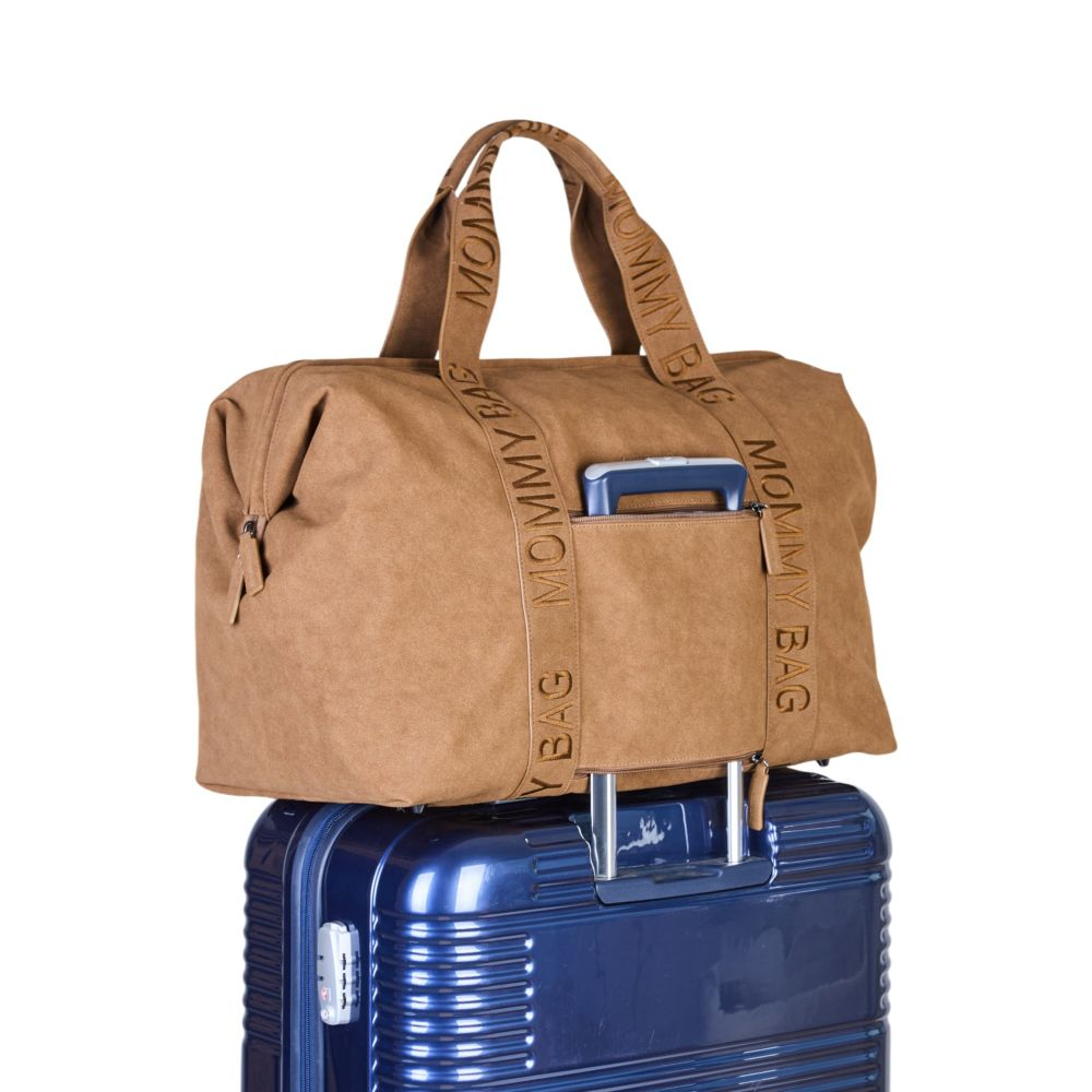 Geanta de bebe Childhome Mommy Bag Signature Prestige Hazlenut [9]
