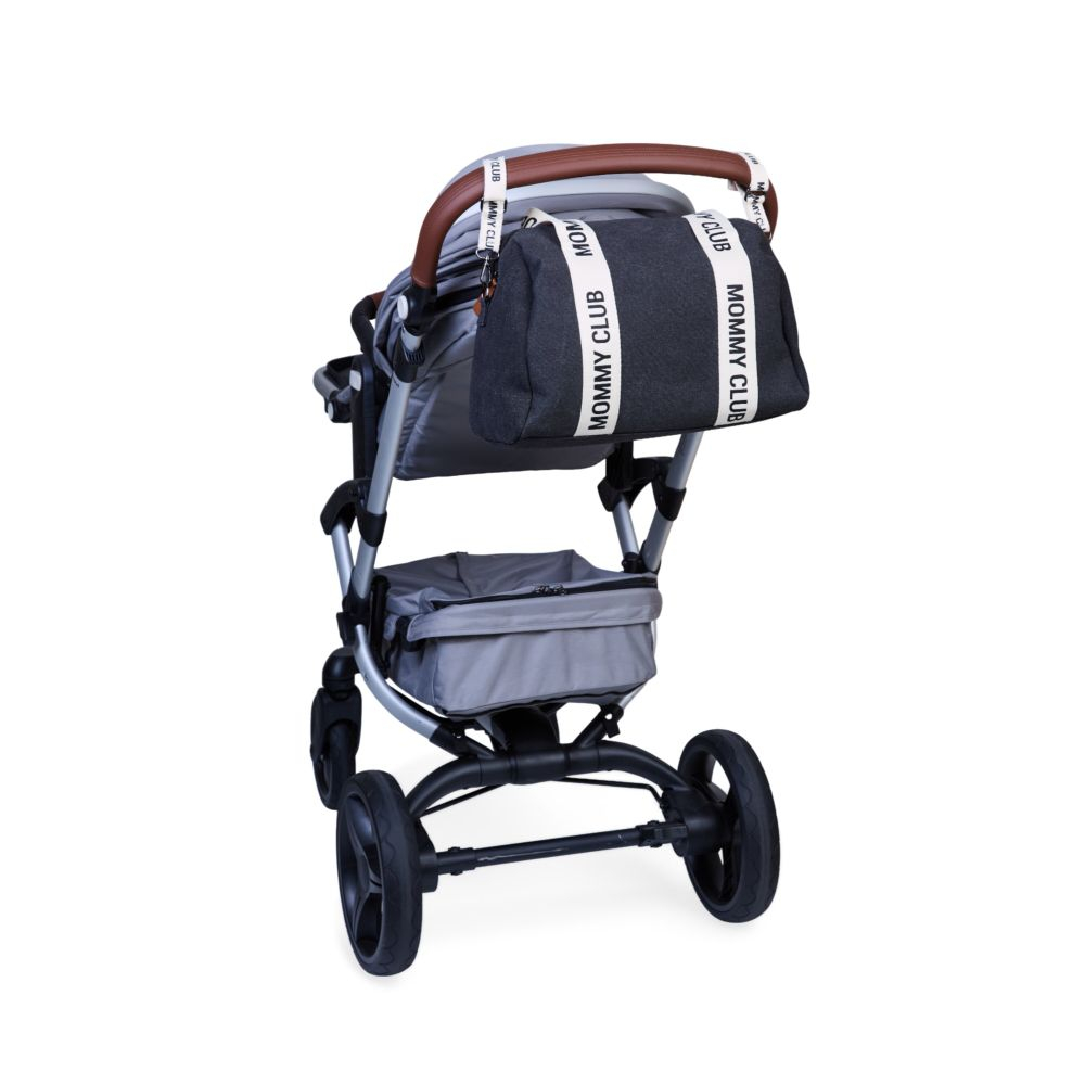 Geanta de bebe Childhome Mommy Club Canvas Black [10]