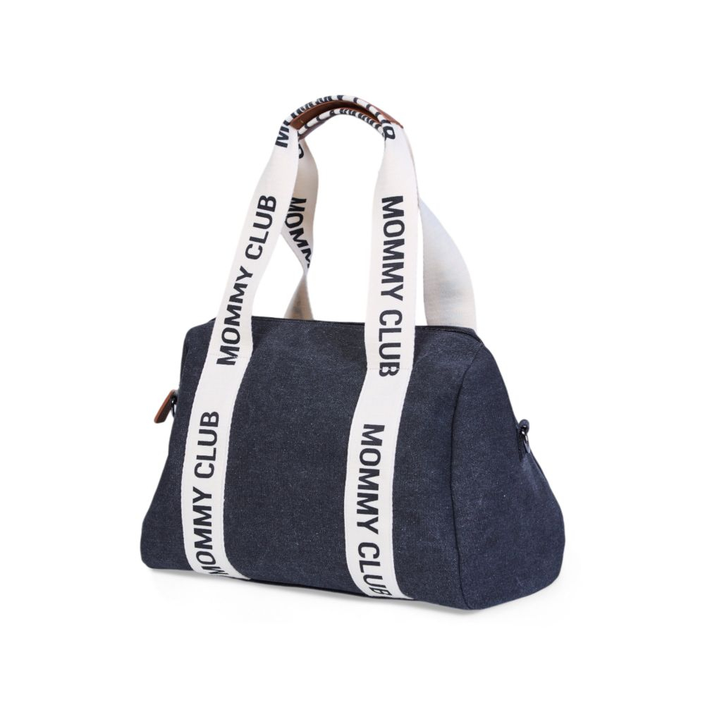 Geanta de bebe Childhome Mommy Club Canvas Black [2]