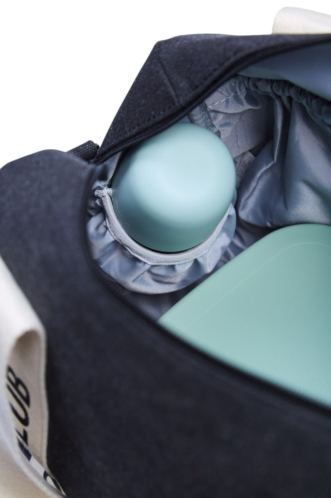 Geanta de bebe Childhome Mommy Club Canvas Black [9]