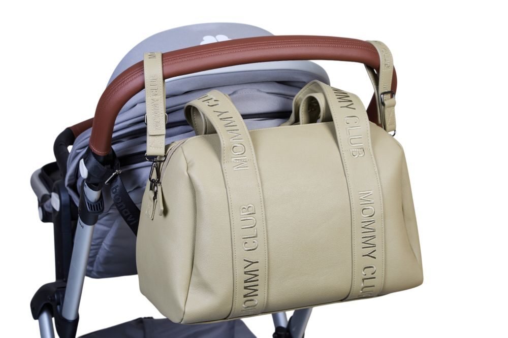 Geanta de bebe Childhome Mommy Club piele Verde [10]