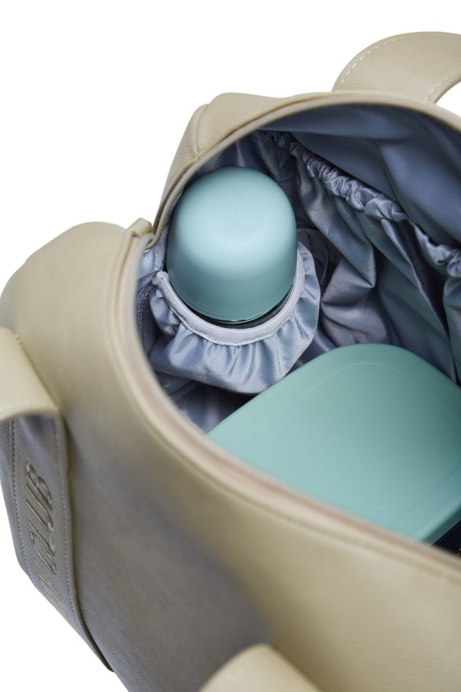 Geanta de bebe Childhome Mommy Club piele Verde [8]