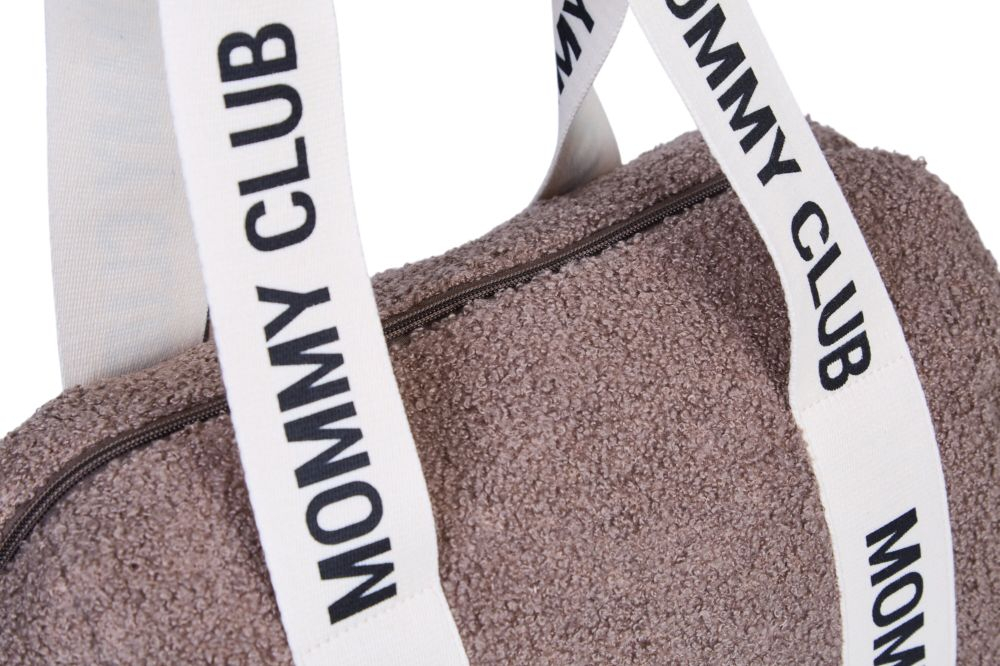 Geanta de bebe Childhome Mommy Club Signature Teddy Soft Brown [7]