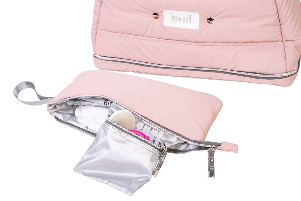 Geanta de infasat Baby On Board Doudoune Chic Rose [4]