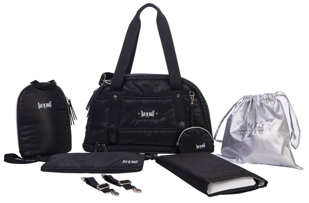 Geanta de infasat Baby On Board Doudoune Classic Black [8]