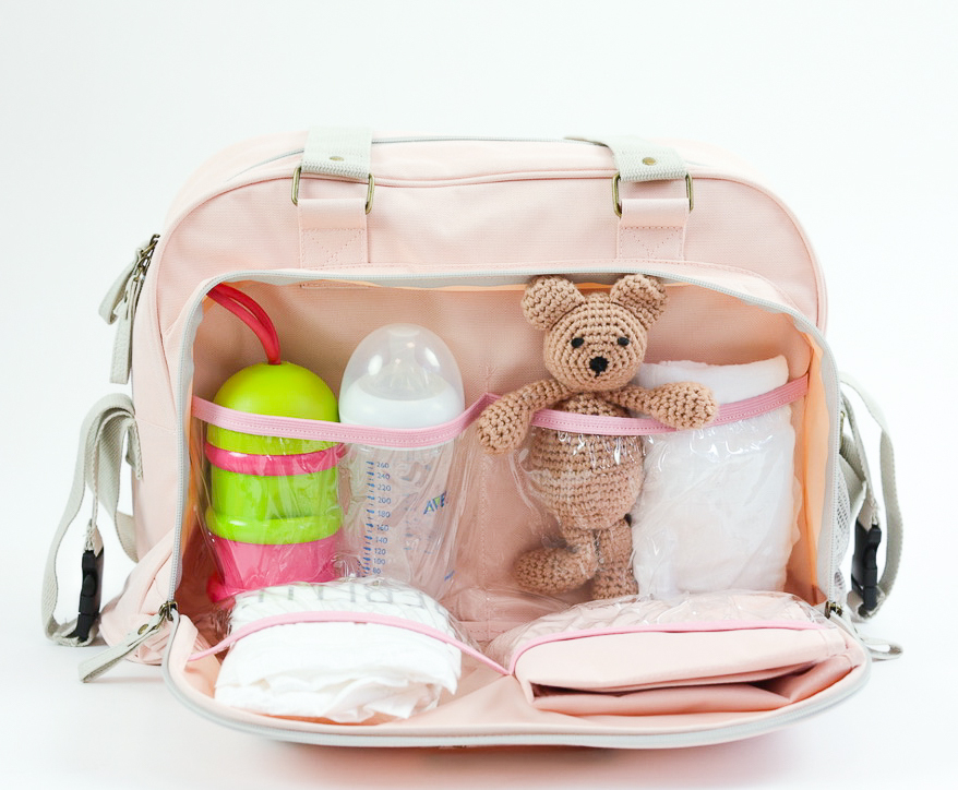 Geanta de infasat Baby On Board Simply My Baby Rose [6]