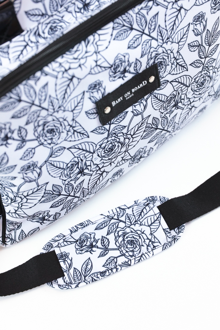 Geanta de infasat Baby On Board Simply Roses [8]