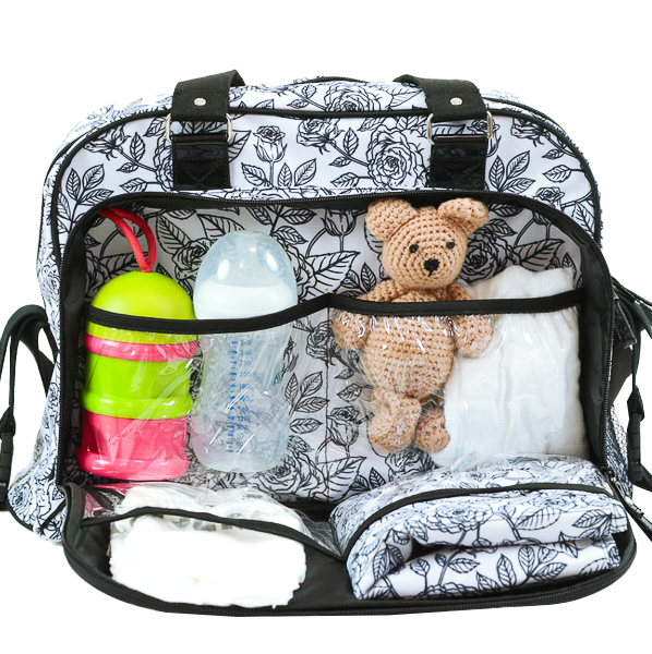 Geanta de infasat Baby On Board Simply Roses [5]