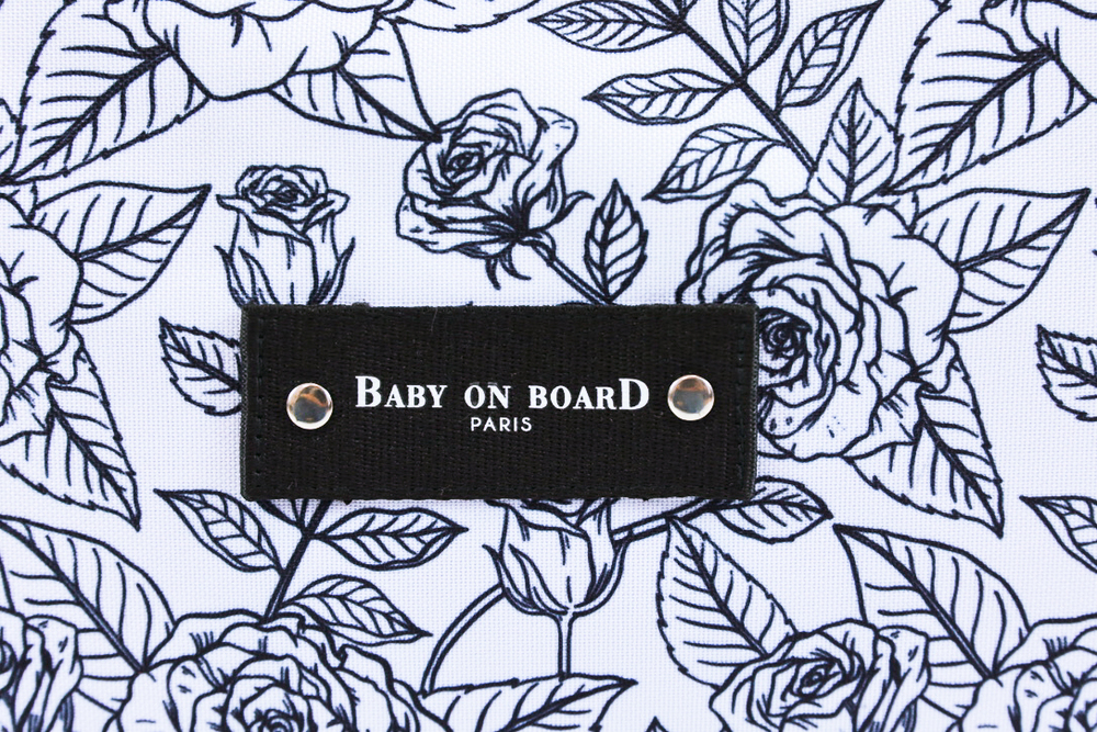 Geanta de infasat Baby On Board Simply Roses [4]