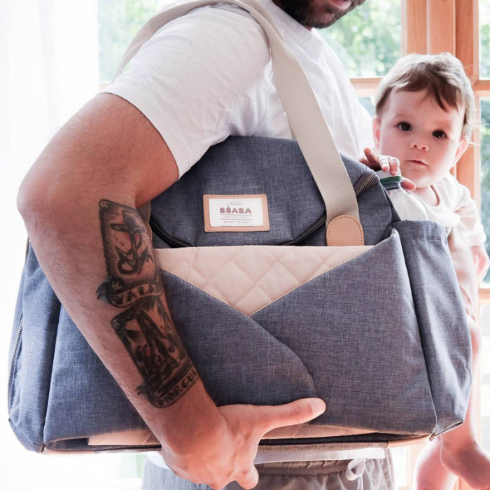 Geanta de infasat Beaba Sydney II Heather Blue [7]