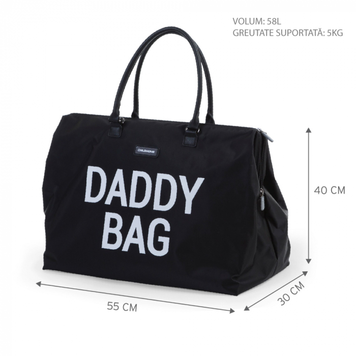 Geanta de infasat Childhome Daddy Bag Negru-Resigilat [5]
