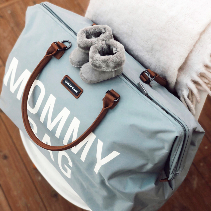 Geanta de infasat Childhome Mommy Bag Gri-Resigilat [8]