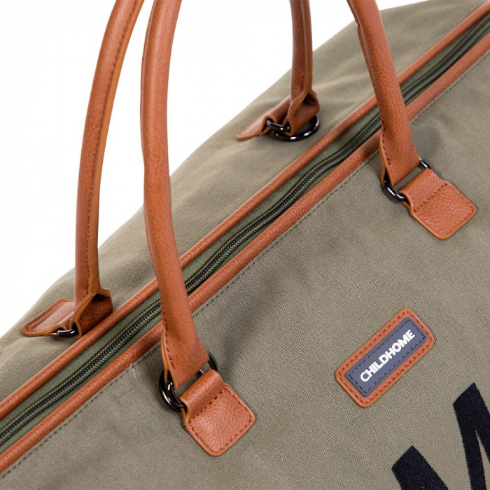 Geanta de infasat Childhome Mommy Bag Kaki [4]