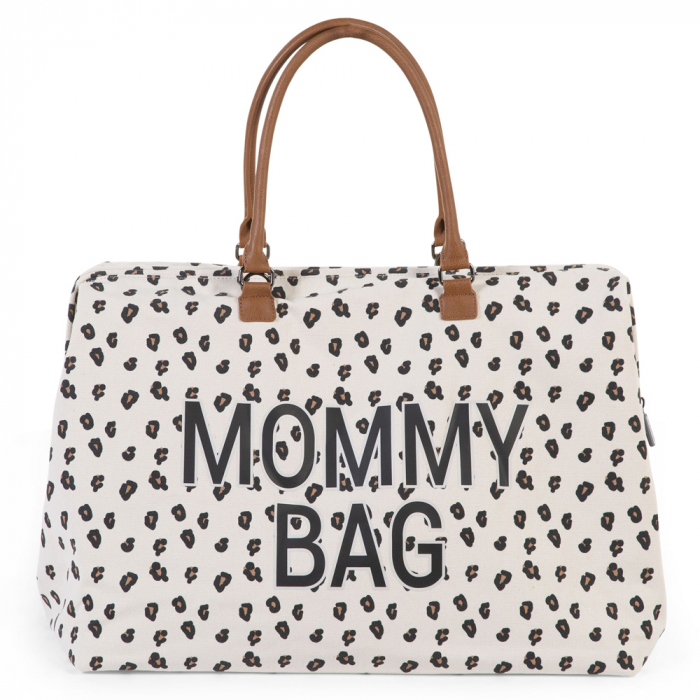 Geanta de infasat Childhome Mommy Bag Leopard - Resigilat