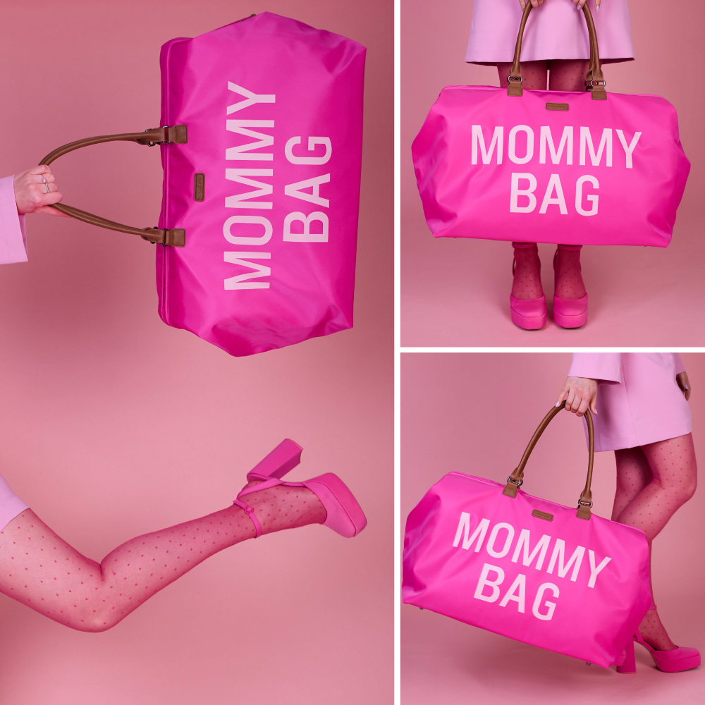 Geanta de infasat Childhome Mommy Bag Pop Pink-Resigilat [6]