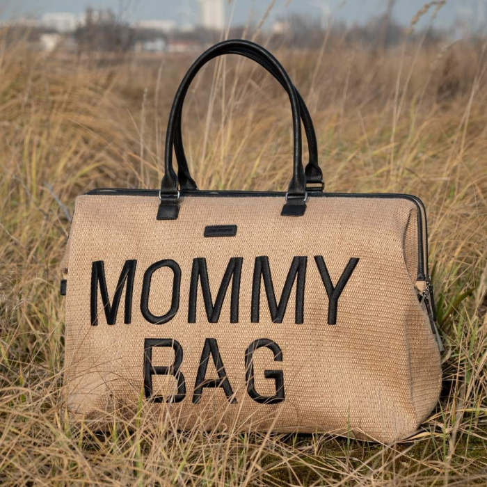 Geanta de infasat Childhome Mommy Bag Raffia [6]
