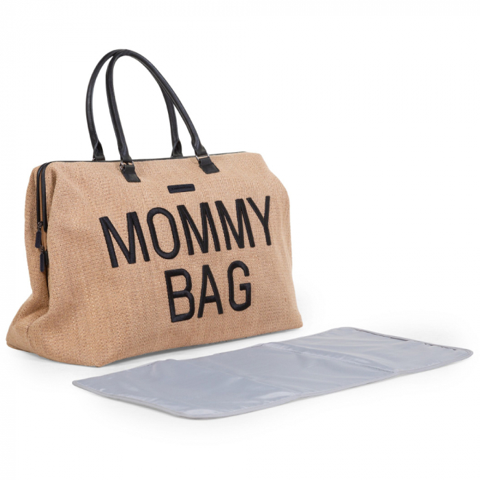 Geanta de infasat Childhome Mommy Bag Raffia [4]