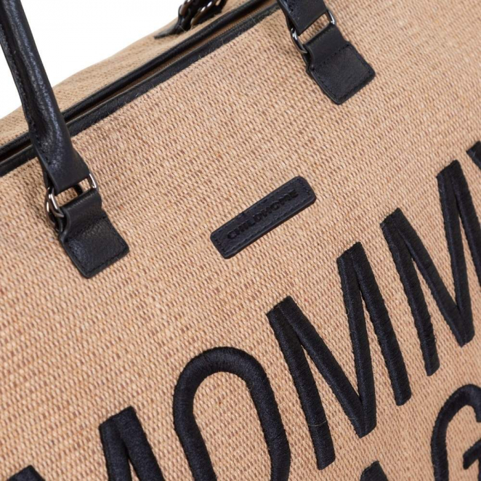 Geanta de infasat Childhome Mommy Bag Raffia [5]
