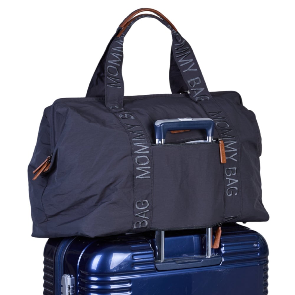 Geanta de infasat Childhome Mommy Bag Signature Urban Dark Grey [4]