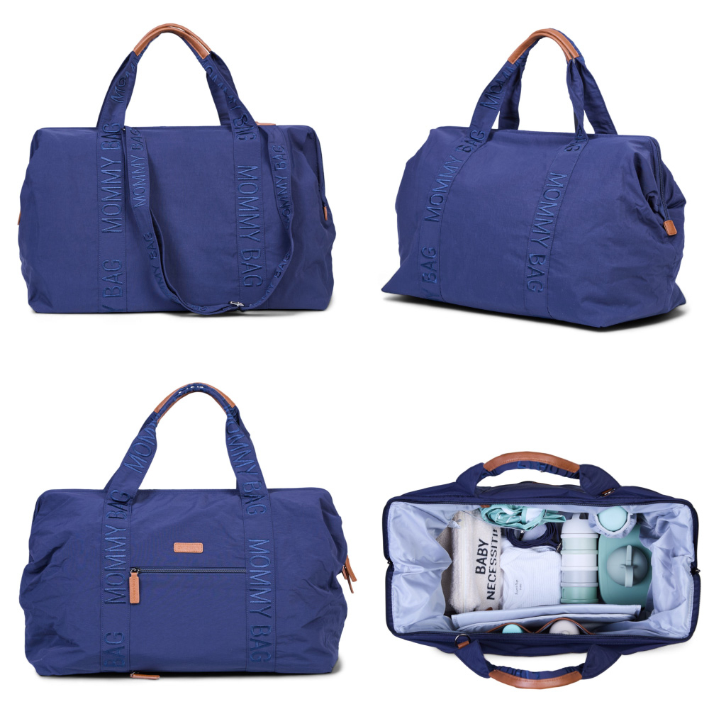 Geanta de infasat Childhome Mommy Bag Signature Urban Navy [3]