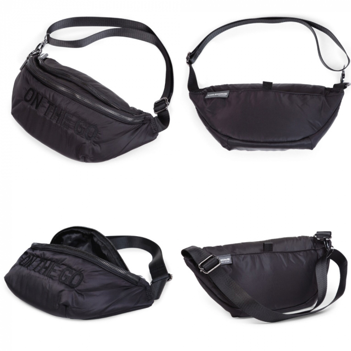 Geanta matlasata Childhome Banana On The Go Negru [2]