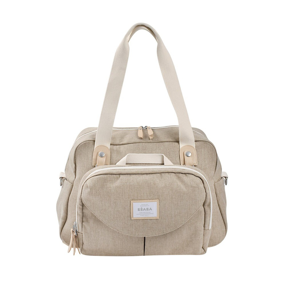 Geanta scutece Beaba Geneve Eco din poliester reciclat Heather Gazelle [2]