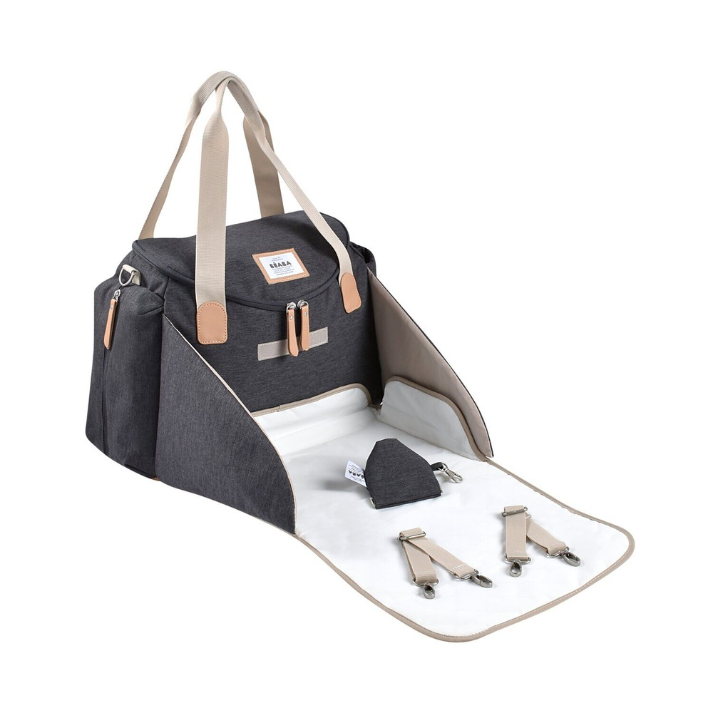 Geanta scutece Beaba Sydney II Dark Heather Grey [4]